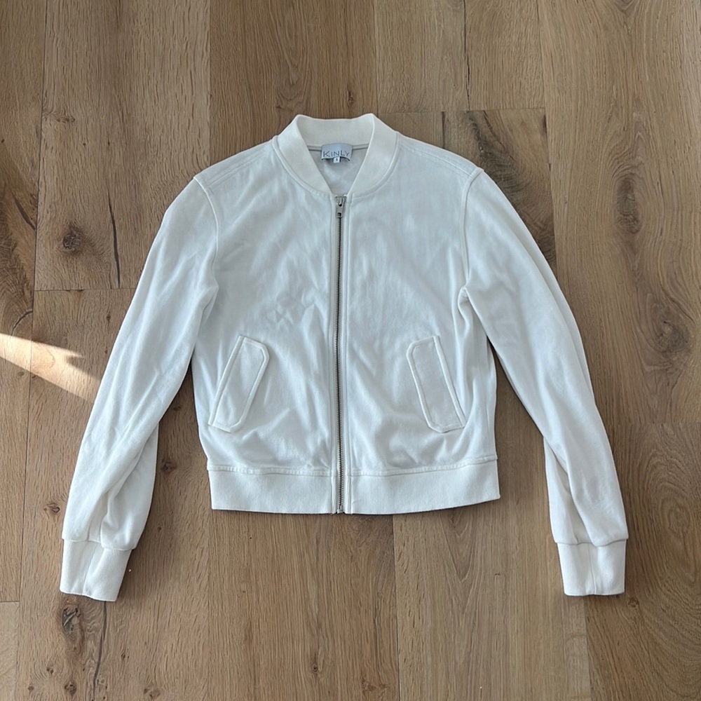 White Cotton Bomber
